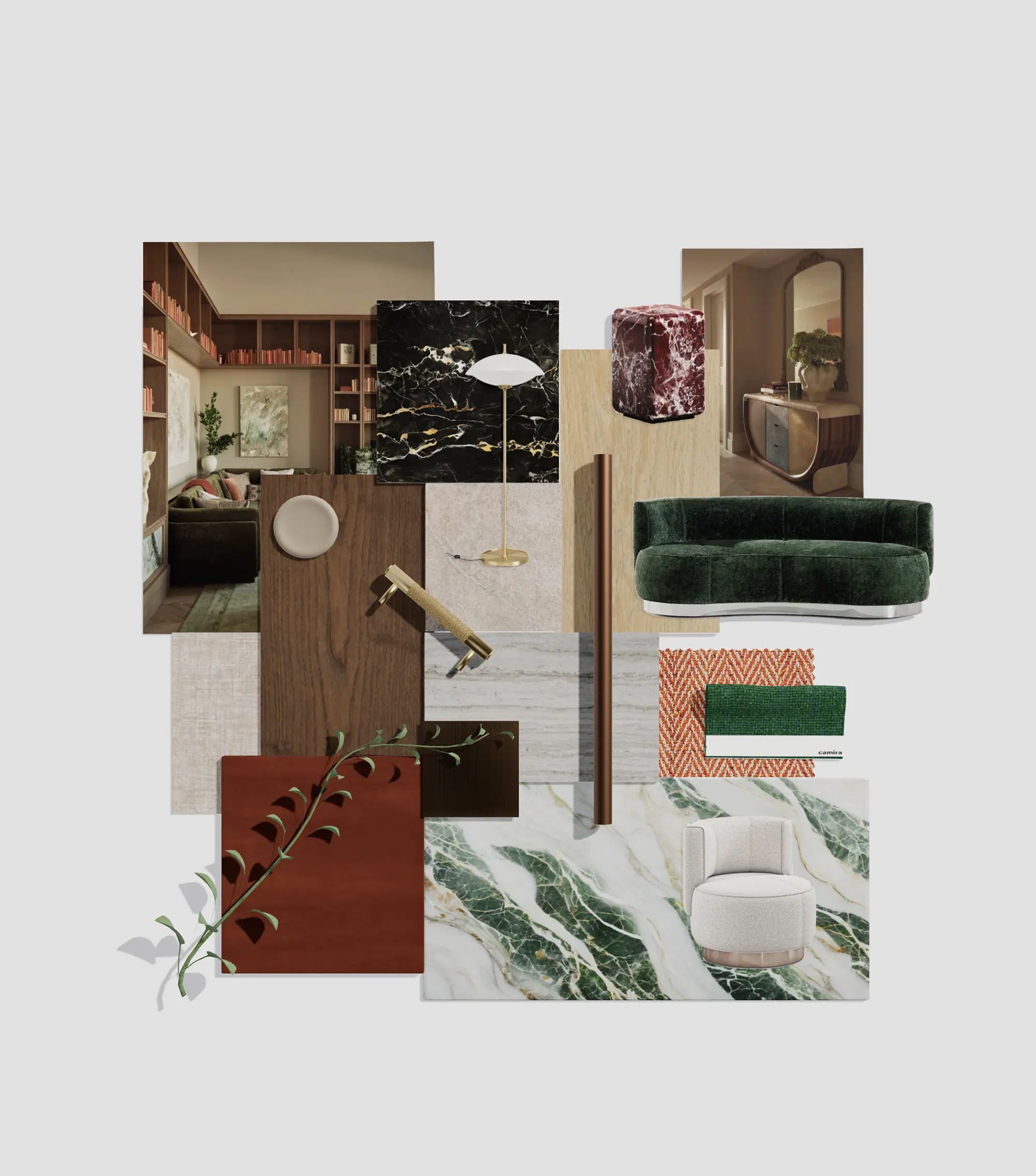 Hero banner showcasing the 3D material board tool for creating immersive material boards.